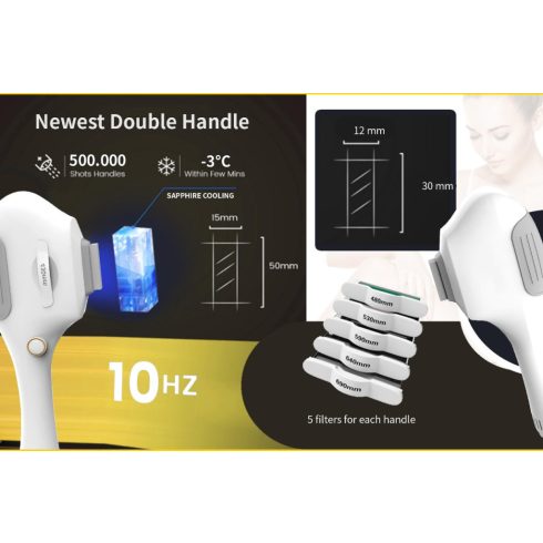 BV - SHR Two Handle Equipment - SHR Tartós Szőrtelenítő Készülék, 1db - br. 2.290.000Ft