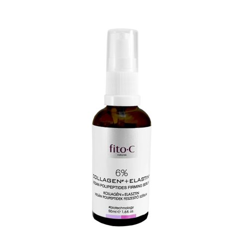 fito.C - 6% Collagen + Elastin Vegan Polipeptides Firming Serum - 6% Kollagén + Elasztin Vegán Polipeptidek Feszesítő Szérum, 50ml