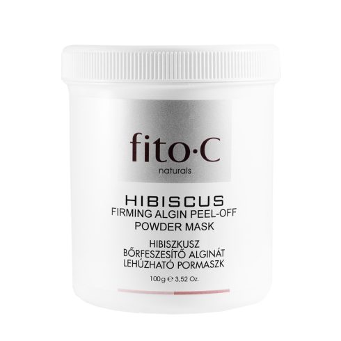 fito.C - Hibiscus Firming Algin Peel-off Powdermask - Hibiscus Bőrfeszesítő Alginát Lehúzható Pormaszk, 100g