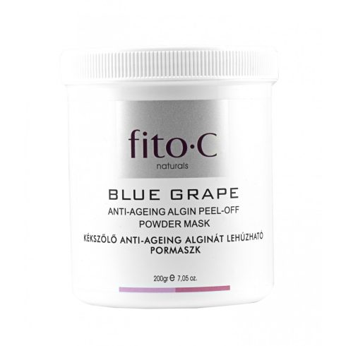 fito.C - Blue Grape Anti-ageing Algin Peel-off Powder Mask - Kékszőlő Anti-ageing Alginát Lehúzható Pormaszk, 200g 