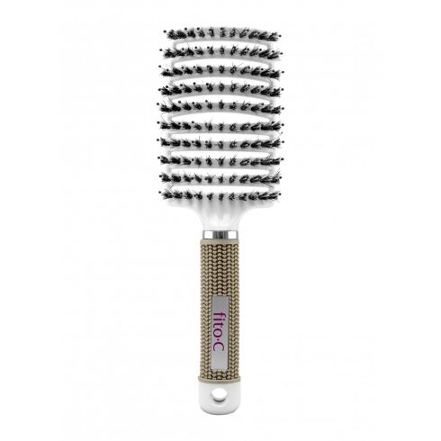 fito.C Aminotherapy - Curved, Vent Brush - Ívelt, Ventillációs, Lapos Hajkefe, 1db