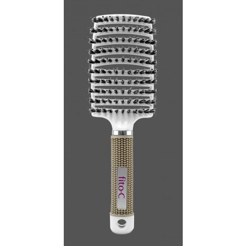 fito.C Aminotherapy - Curved, Vent Brush - Ívelt, Ventillációs, Lapos Hajkefe, 1db