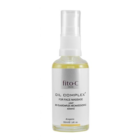 fito.C - Oil Complex for Face Massage (ligtht) - Bio Olajkomplex Arcmasszázshoz, K (könnyű), Sáfrányos Szeklicemag, Százszorszép, Bio Édesmandula 50ml