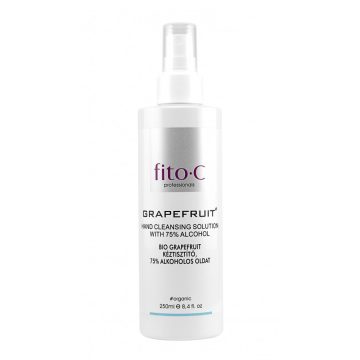   Fito.C - Grapefruit Hand Cleansing Solution Spray with 75% Alcohol - Bio Grapefruit Kéztisztító 75% Alkoholos Oldat Spray, 250ml