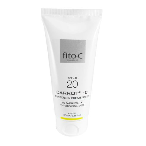 fito.C - Carrot - C - Sunscreen Cream, SPF20 - Bio Sárgarépa - K Fényvédő Krém, SPF20, 100ml - kémiai fényszűrőkkel