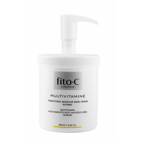 fito.C - Multivitamine Traditional Massage Base Cream, Normal - Multivitamin Hagyományos Bázis Masszázs Krém, Normal, 250ml 