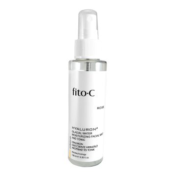   fito.C - Hyaluron, Glacial Water Moisturizing Mist & Tonic w. Rose Scent - Hyaluron, Gleccservíz Hidratáló Permet és Tonik, Rózsa Illattal, 100ml