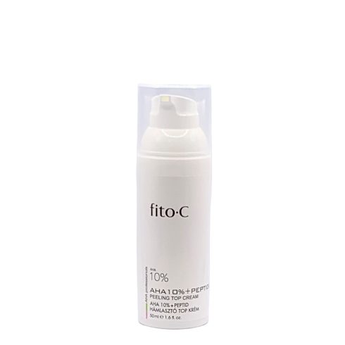 fito.C - AHA 10% + Peptide Peeling Top Cream - AHA 10% + Peptid Hámlasztó Top Krém, 50ml - MEGSZŰNŐ