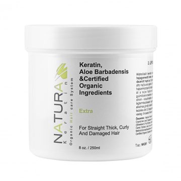   Naturia Keratin - Keratin Treatment Extra - Brazil, Keratinos, Tartós Hajegyenesítő Krém, EXTRA, 250ml - 2. Lépés 