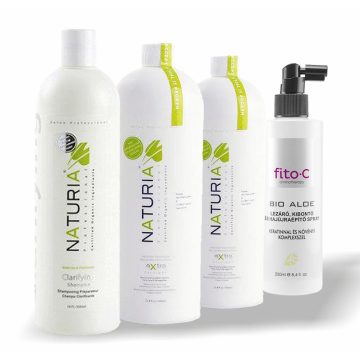   Natura Keratin Extra - Indulókészlet 3 - A Lezáró Spray a fitoC márkából - 20% árengedménnyel