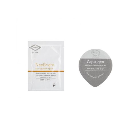 OXYGEN JET - NEE BRIGHT KIT - SKIN LIGHTENING GEL & MILD EXFOLIATION - HATÓANYAG KAPSZULÁK - 6db / DOBOZ - FEHÉRÍTŐ ÉS LÁGY HÁMLASZTÓ - br. 19.300,-