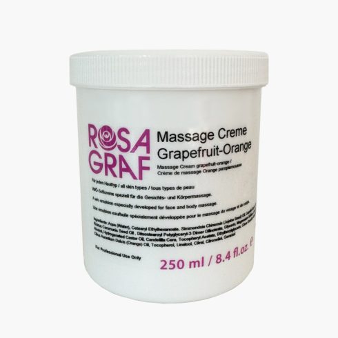 Rosa Graf - Massage Cream Graefruit-Orange -  Masszázskrém Grapefruit és Narancs Olajjal, 250ml(AKCIÓS)