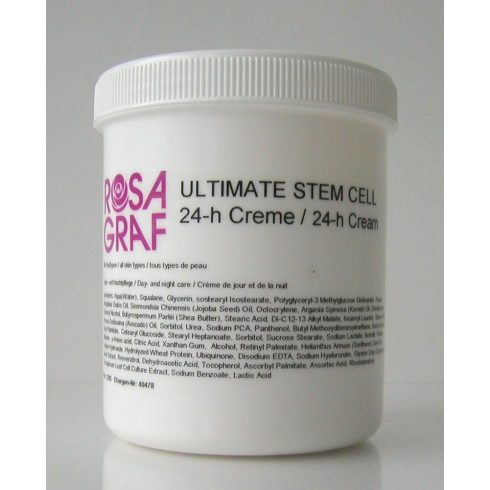 Rosa Graf - Stem Cell 24h Cream - 24 órás Növényi Őssejt Anti-age Masszázs és Éjszakai Krém, 250ml