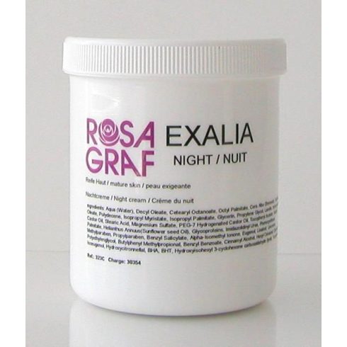 Rosa Graf - Exalia Night Cream - Exalia Masszázs és Éjszakai Krém, 250ml 