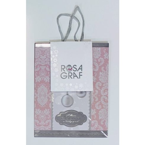 Rosa Graf - Christmas Paper Bag - Karácsonyi Papírtáska,  18x22cm, 1db
