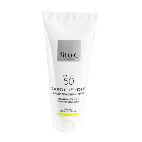 fito.C - Carrot - C+P Sunscreen Cream, SPF50 - Bio Sárgarépa - K+F Fényvédő Krém, SPF50, 100ml 